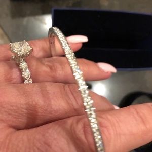 Swarovski crystal bangle bracelet